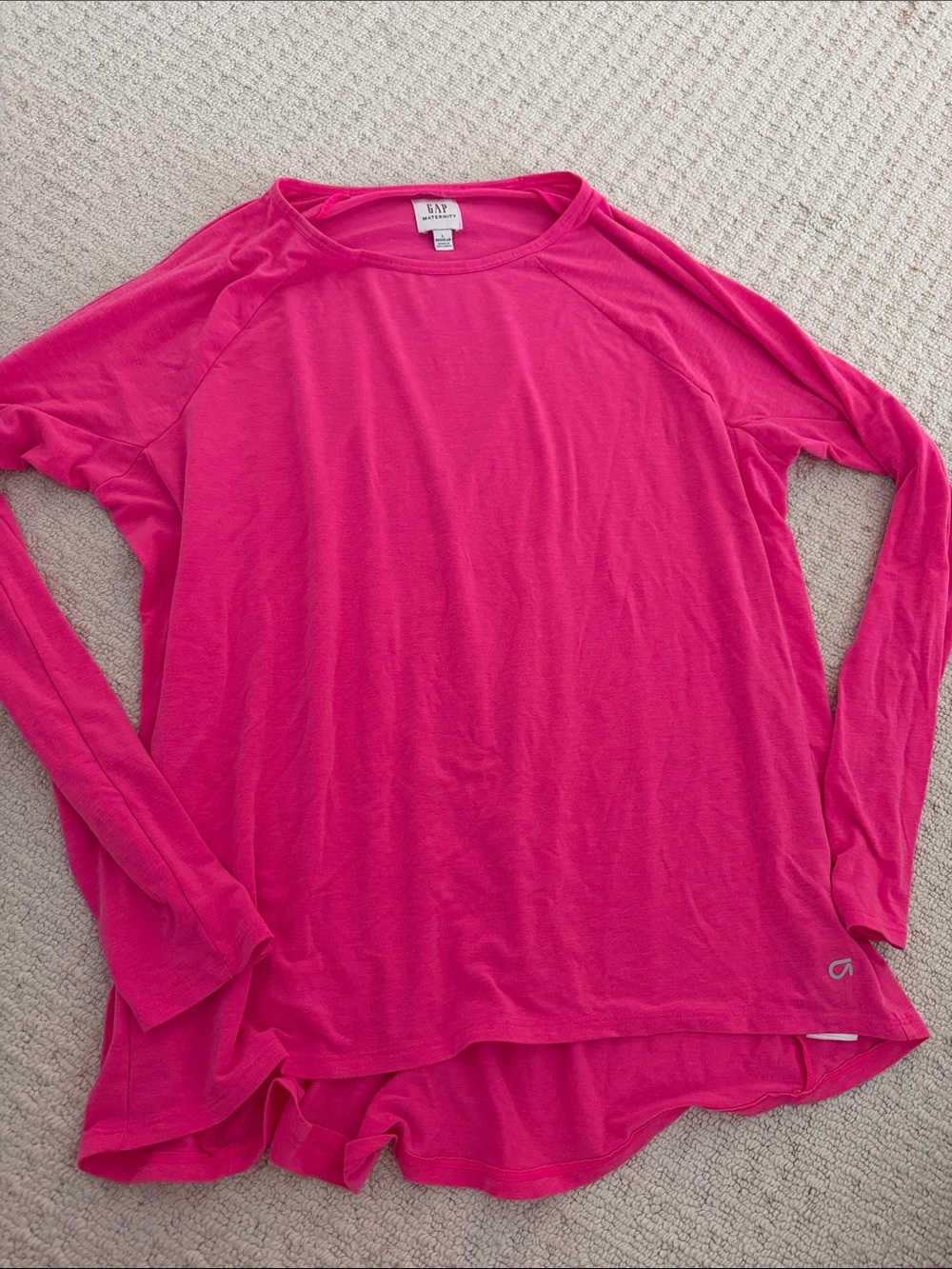 GAP Long Sleeve Women's Top - Bright Pink